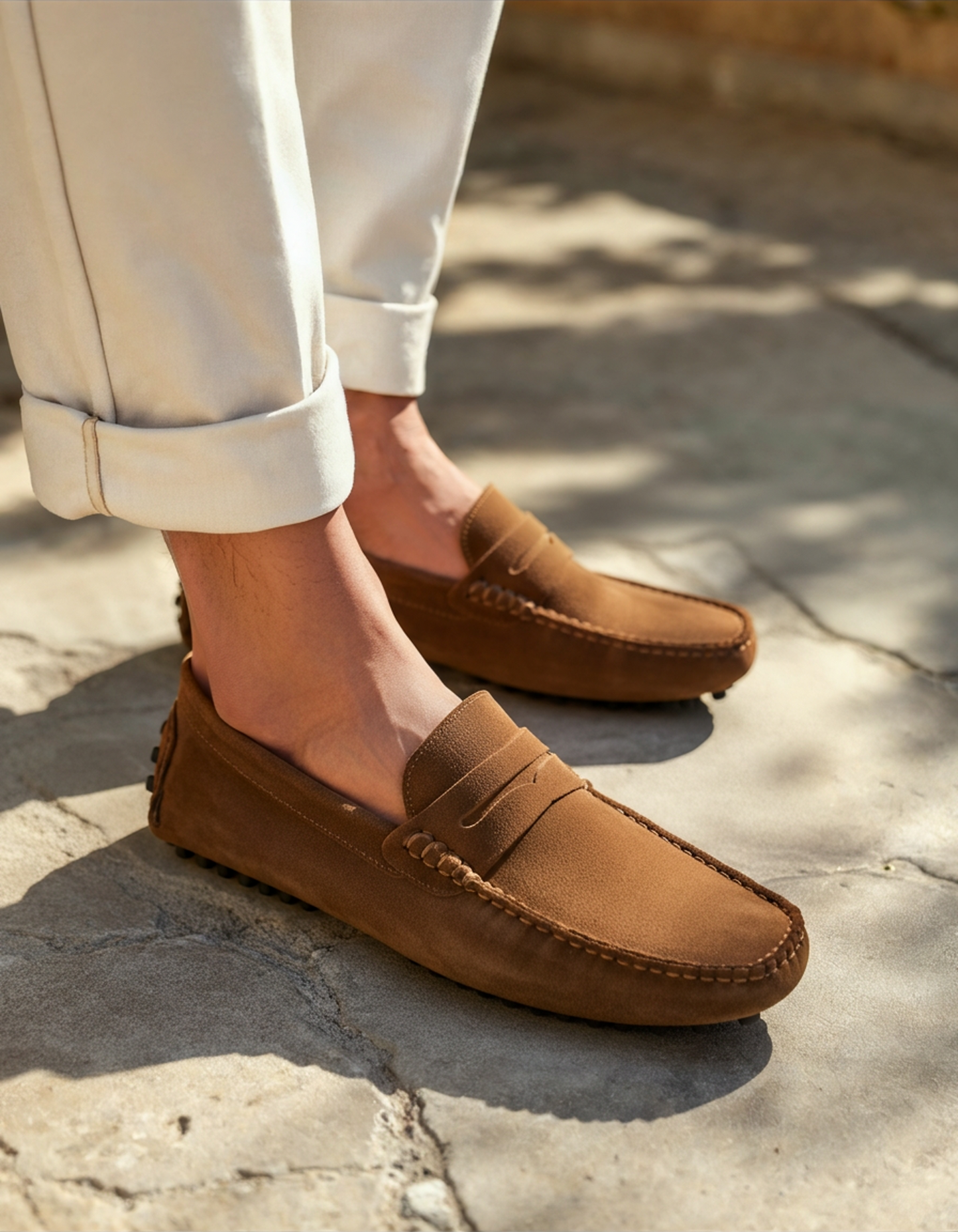 Vellurre Suede Driver Loafers
