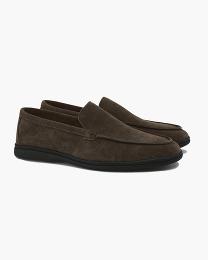 Vellurre Suede Loafers – Black Sole
