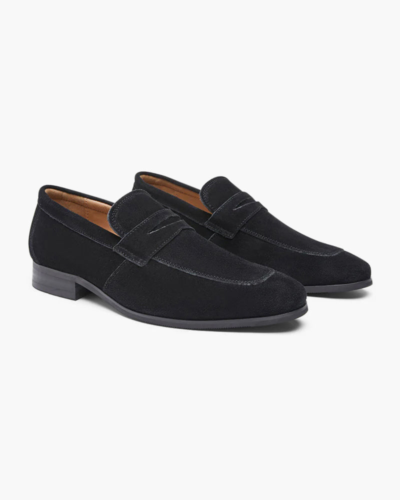 Vellurre Suede Penny Loafers
