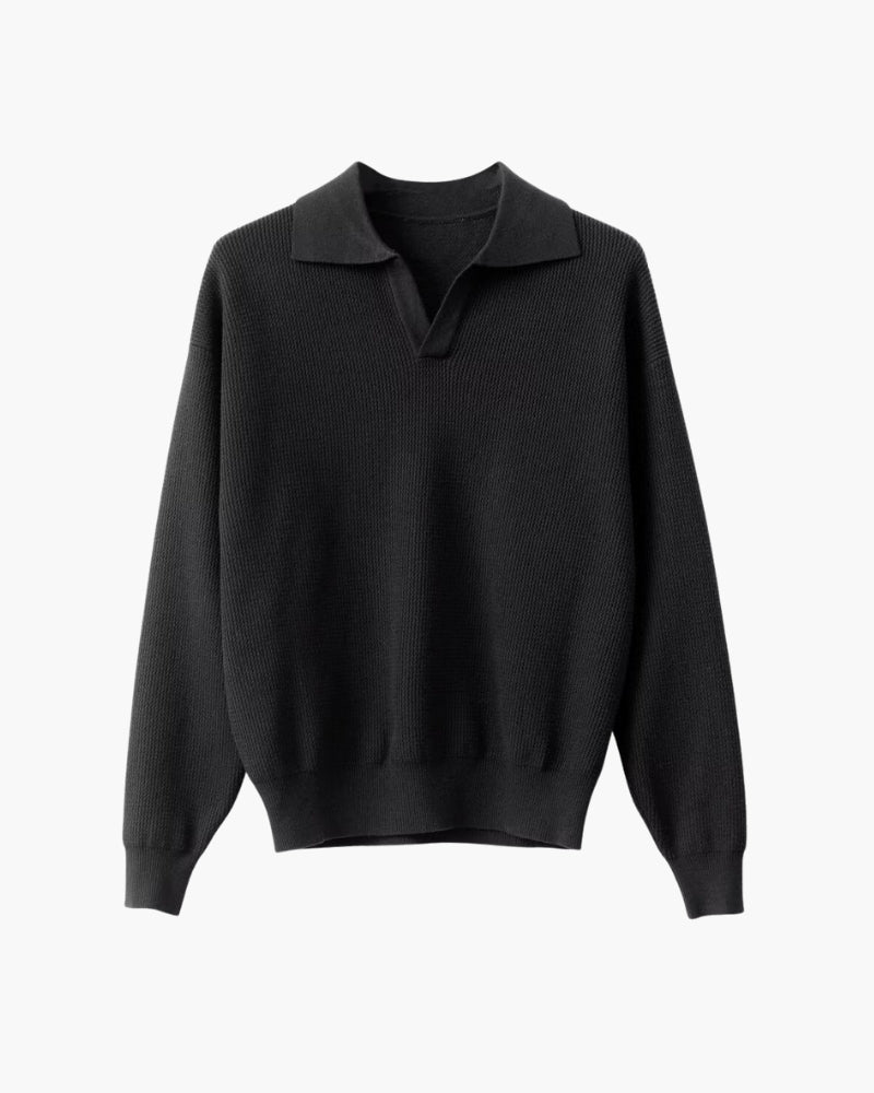 Vellurre Textured Knit Polo