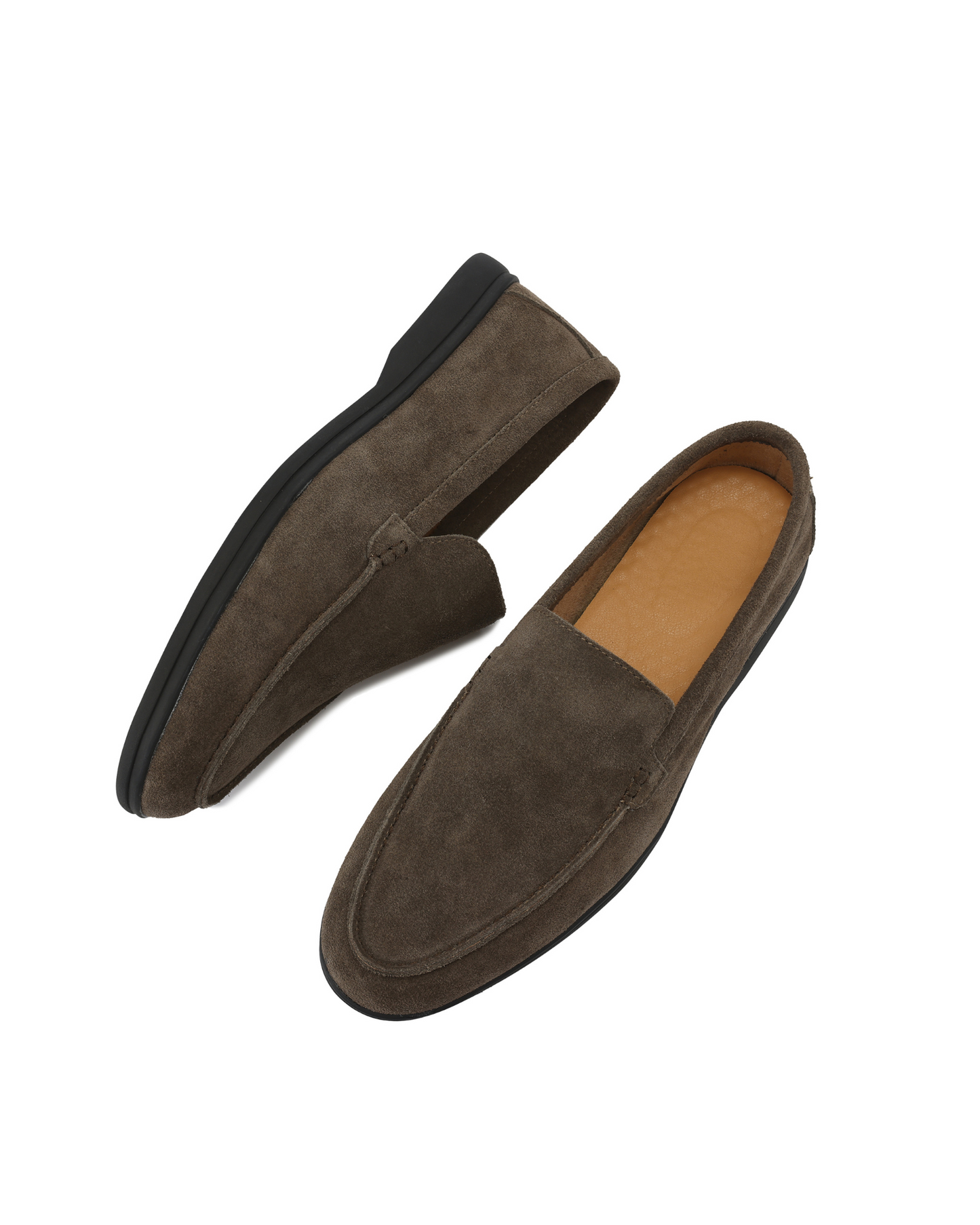 Vellurre Suede Loafers – Black Sole
