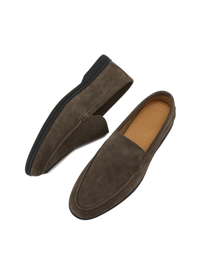 Vellurre Suede Loafers – Black Sole