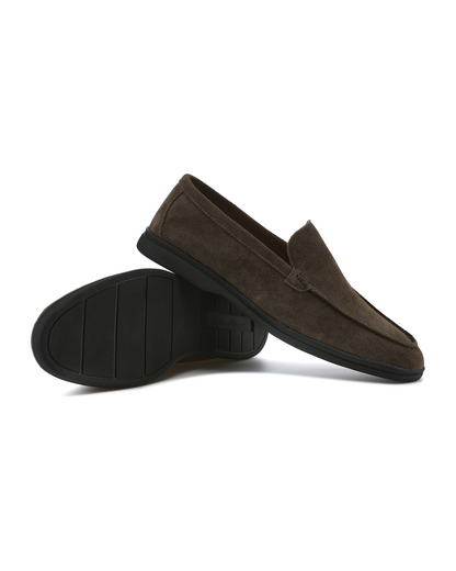 Vellurre Suede Loafers – Black Sole
