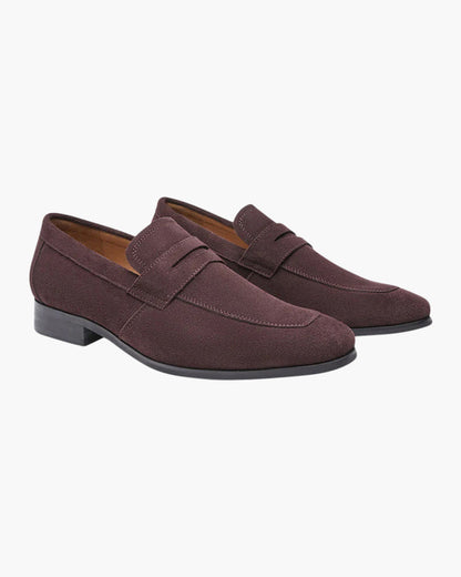Vellurre Suede Penny Loafers