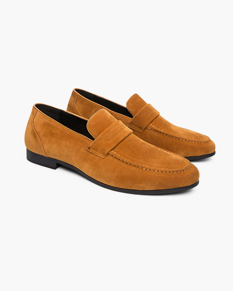 Vellurre Suede Penny Loafers