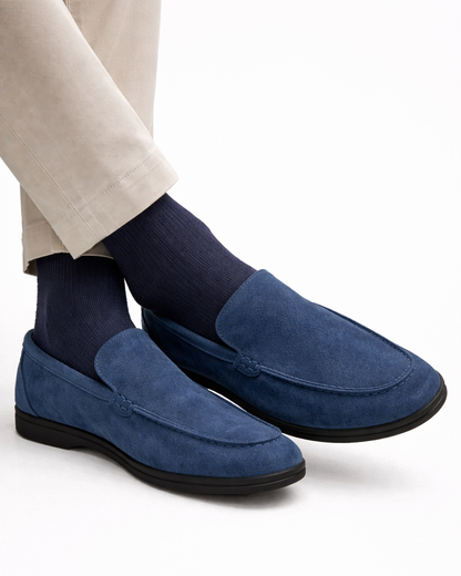 Vellurre Suede Loafers – Black Sole