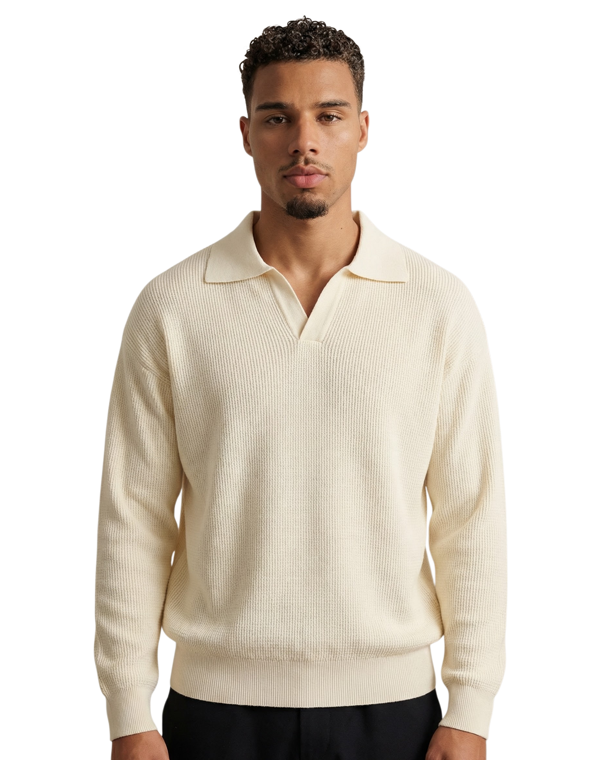 Vellurre Textured Knit Polo