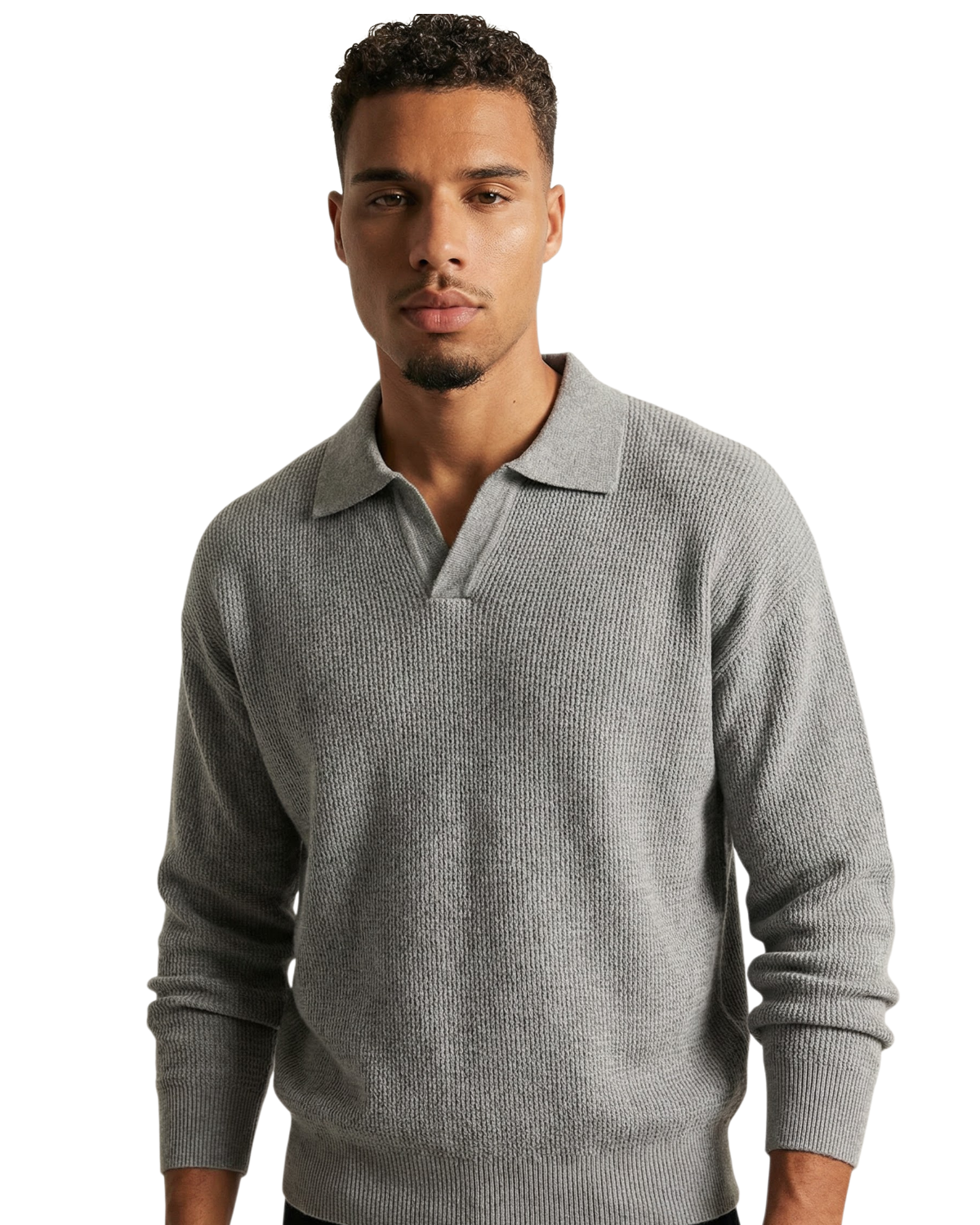 Vellurre Textured Knit Polo