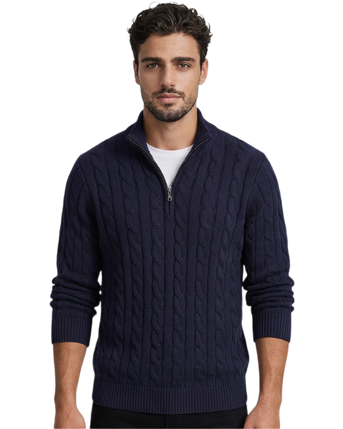 Vellurre Verbier Half-Zip Knit