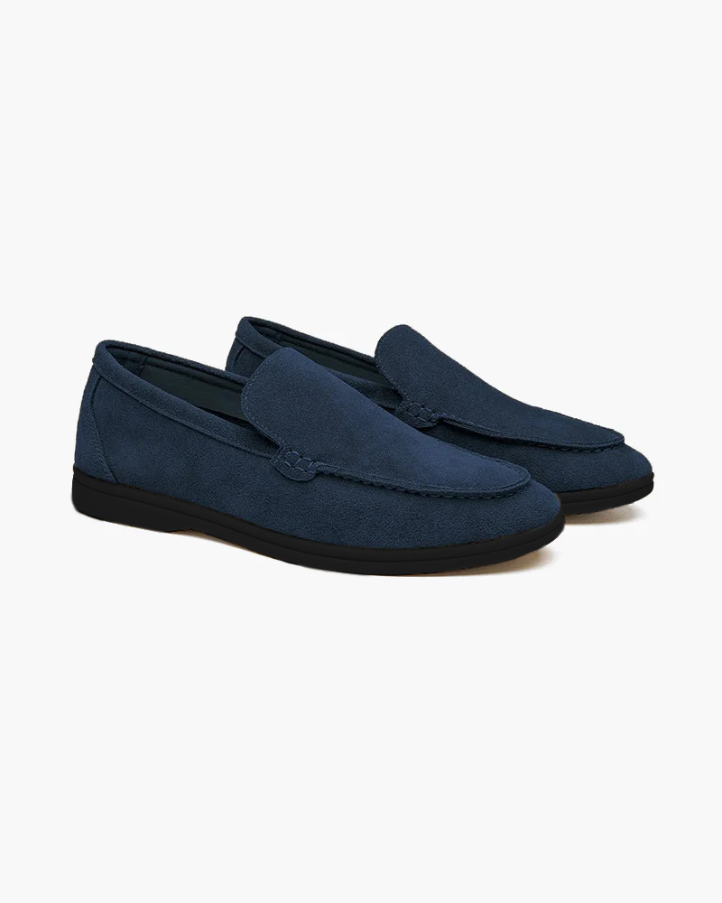 Vellurre Suede Loafers – Black Sole
