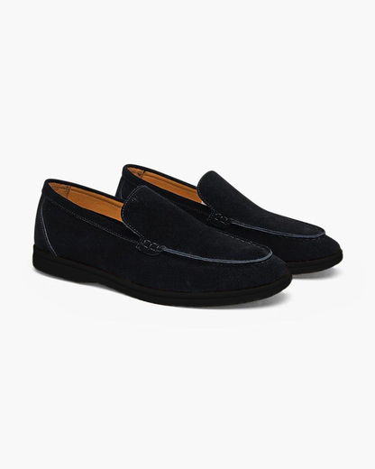 Vellurre Suede Loafers – Black Sole